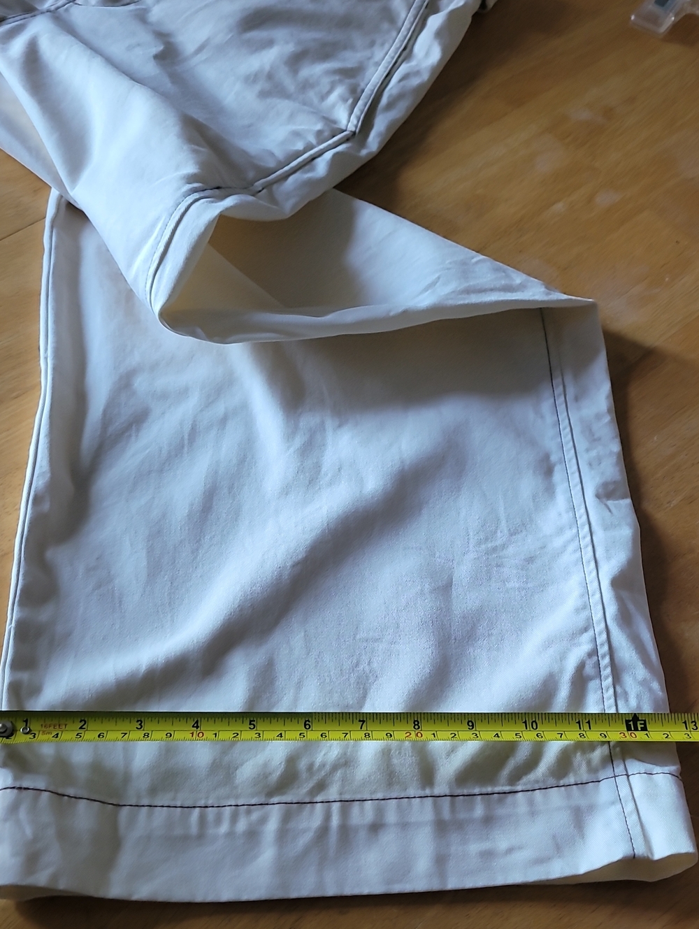 Madewell Button-tab Wide Leg Pants in Antique Cream - Picture 9 of 12